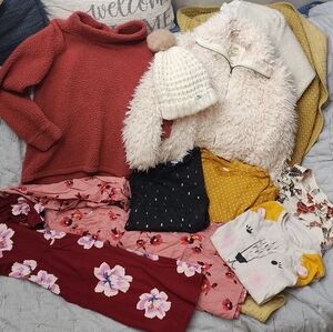 Tucker & Tate XL 14-16 Furry, REALLY SOFT Winter Coat-Blush Pink and LOT